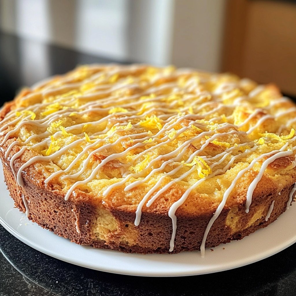 Zitronenkuchen mit Joghurt