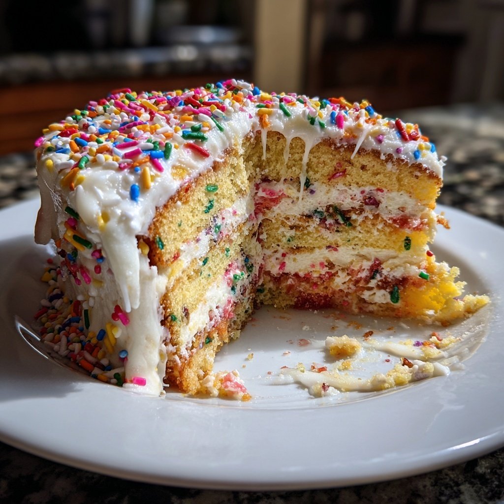 Geburtstagskuchen bunt