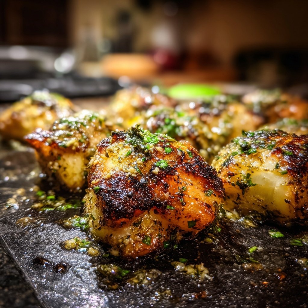 Ofen Maiskolben Mit Kräuteröl