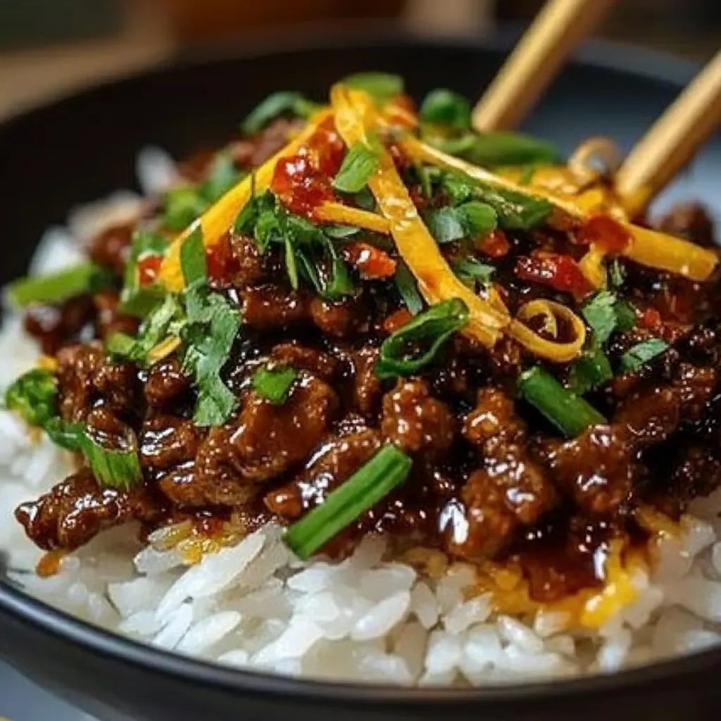 Crispy Chilli Beef Rice