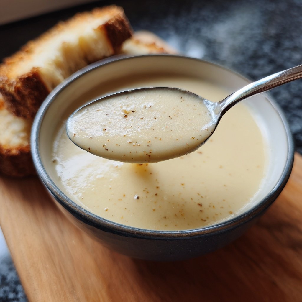Cremige Blumenkohlsuppe mit Curry