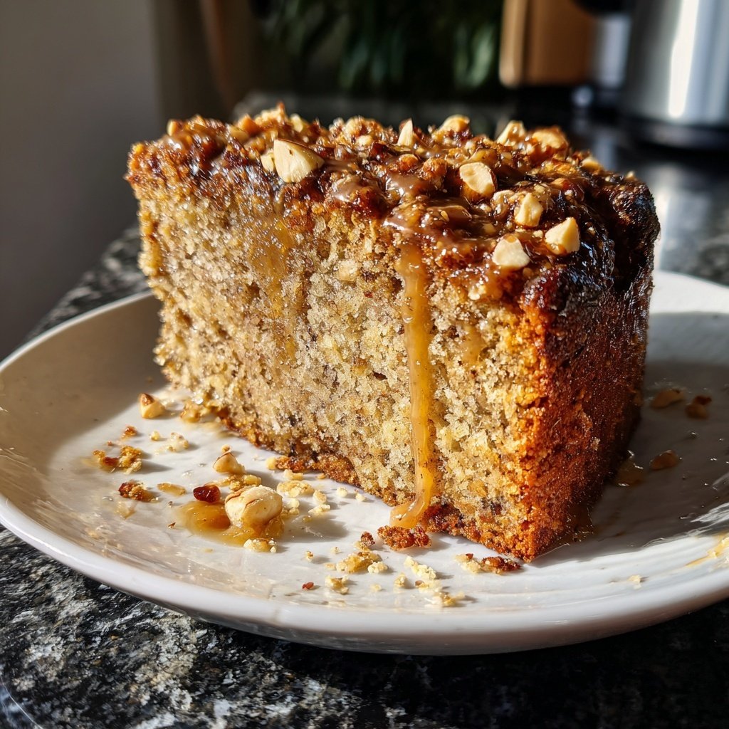 Bananenkuchen mit Nusskruste