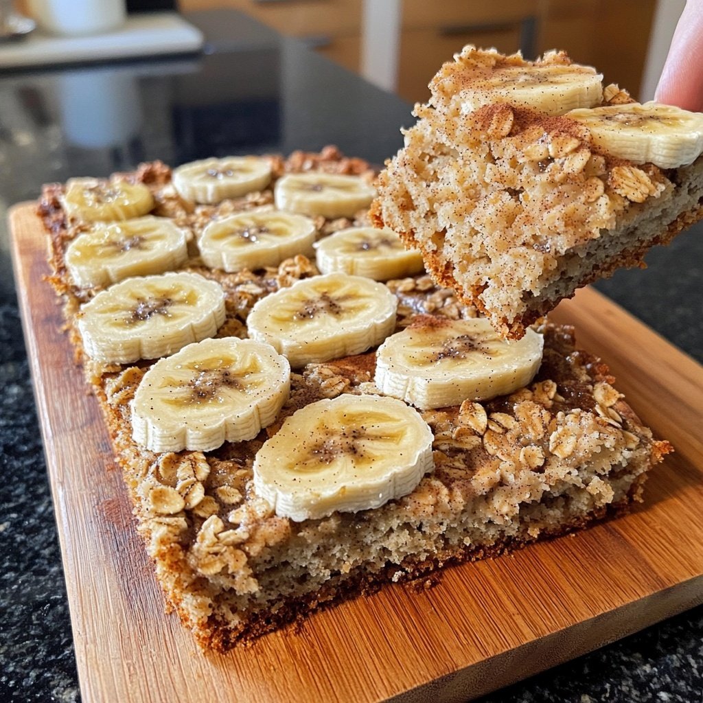 Bananenbrot mit Haferflocken