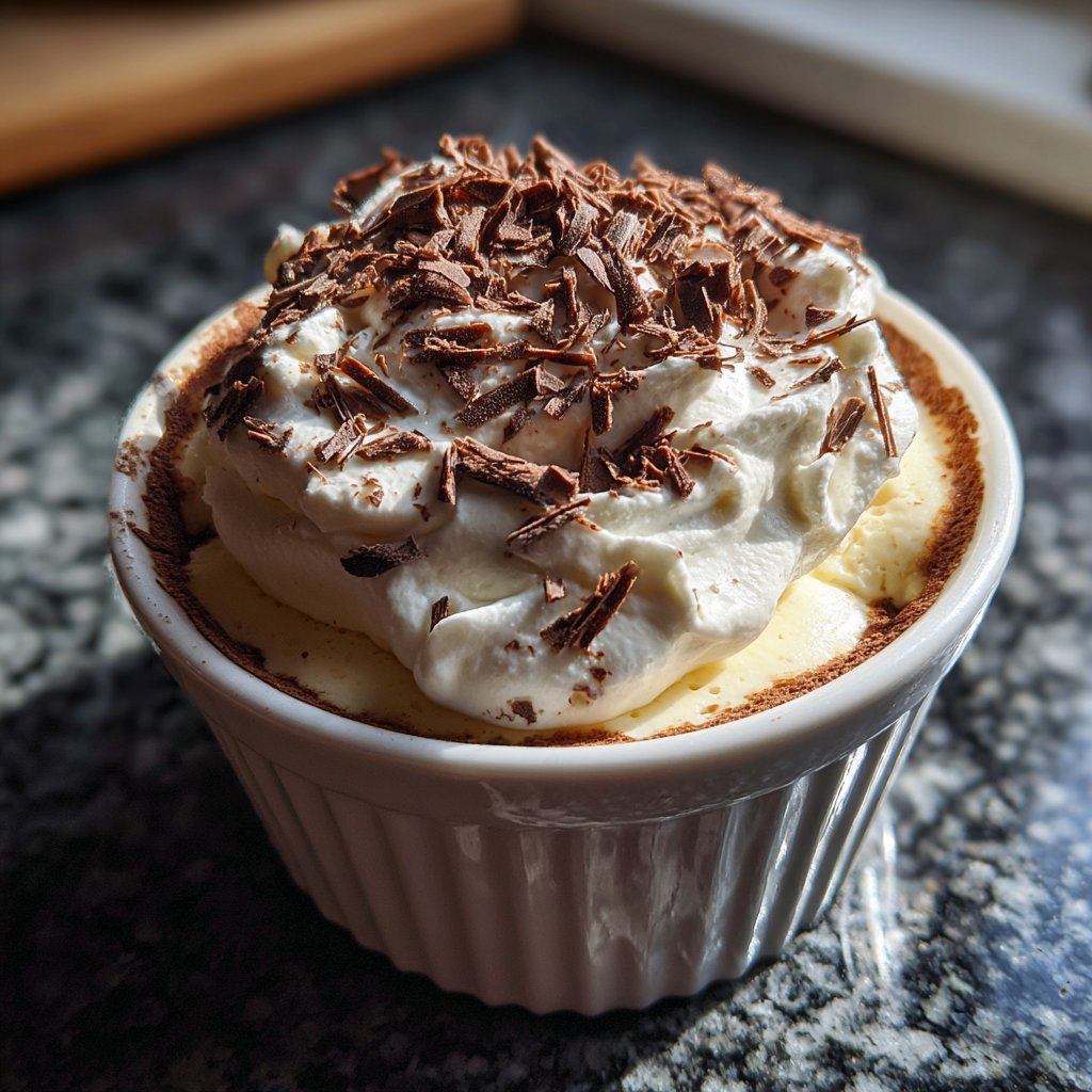 Weiße Schokoladenmousse