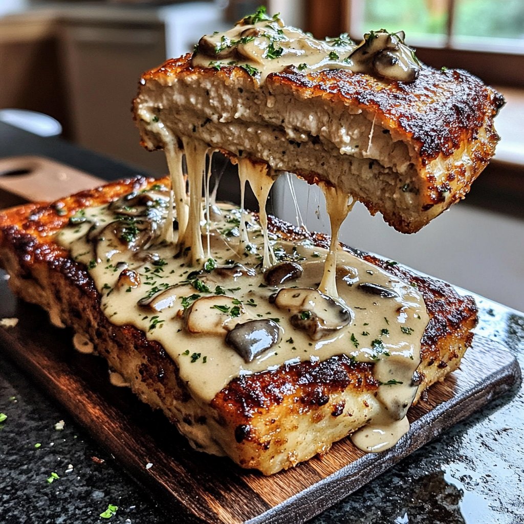 Hähnchenbrust mit Pilzen