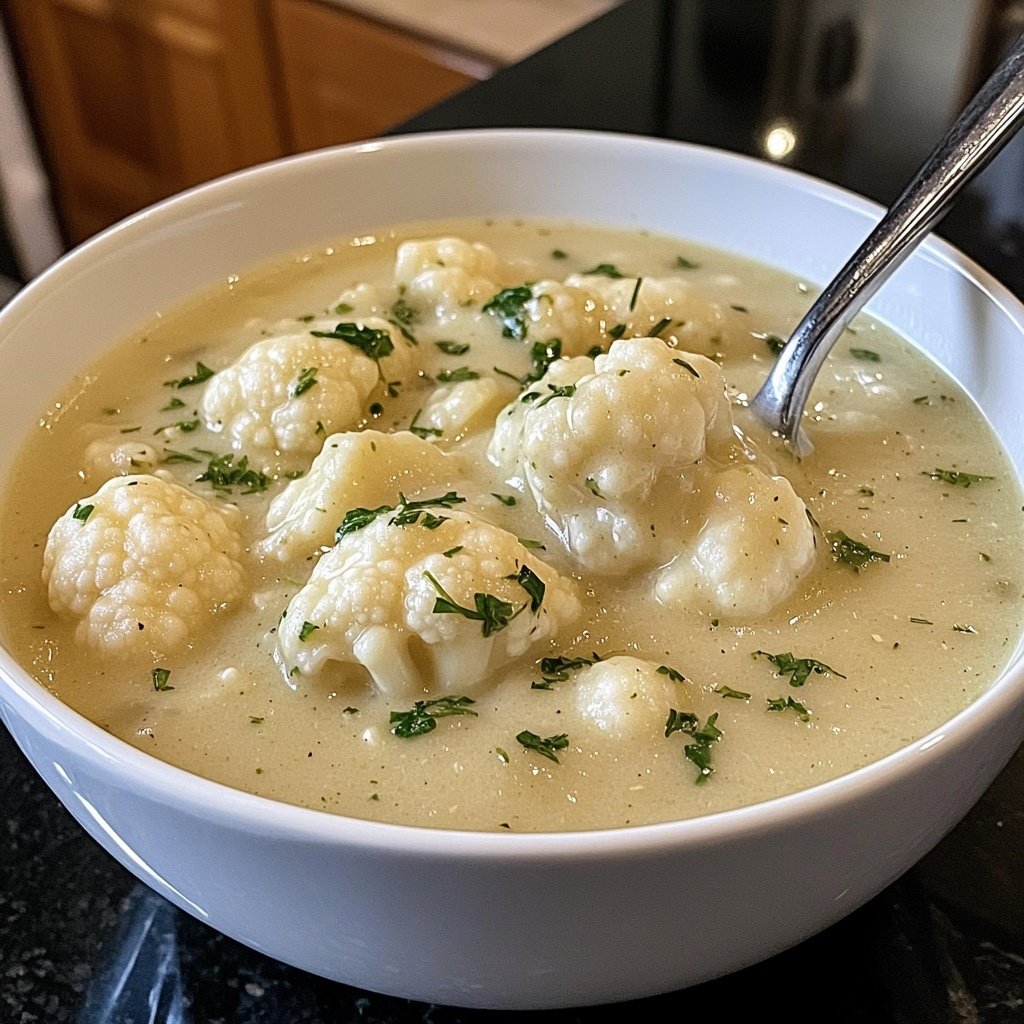 Blumenkohlsuppe einfach gekocht