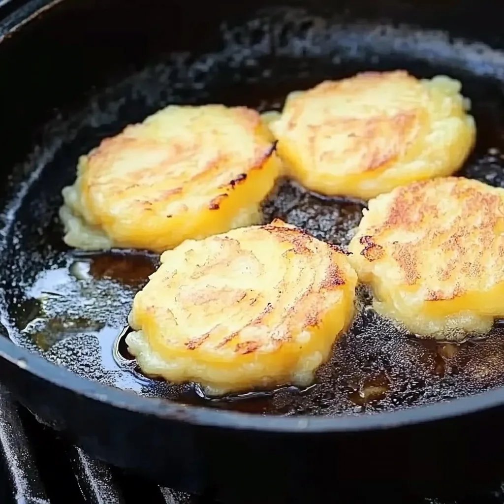 Gegrillte Kartoffelpuffer