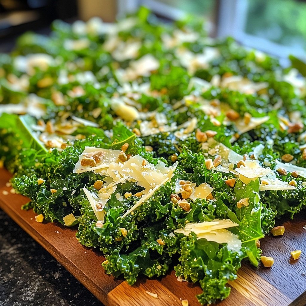 Parmesan-Pistazien-Kale-Salat