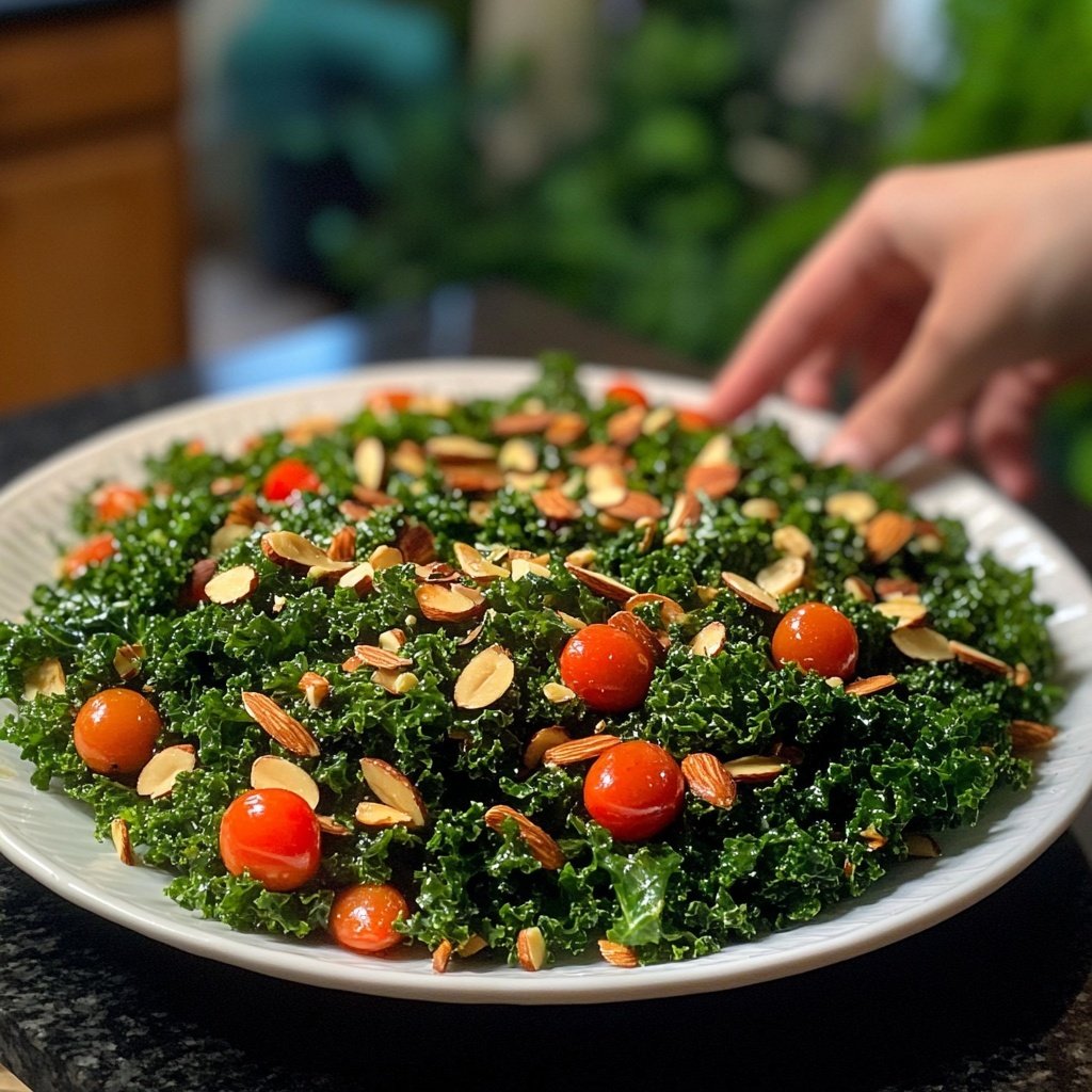 Knackiger Grünkohlsalat