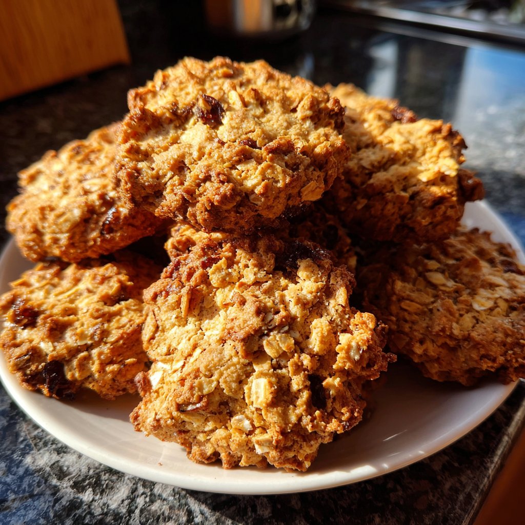 Cookies mit Hafer und Honig