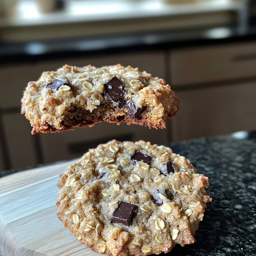 Schoko-Hafer Cookies – glutenfrei & vegan
