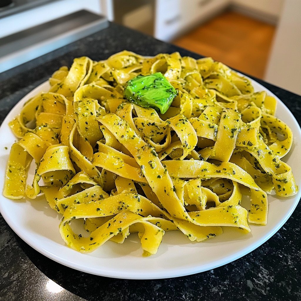 Tagliatelle mit Kräuterbutter