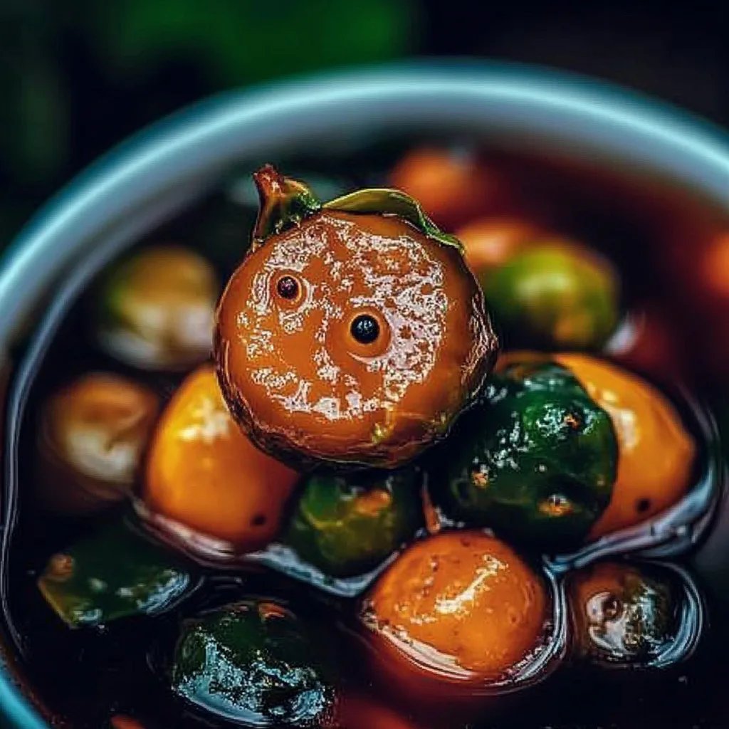 Rosenkohleintopf mit Hackbällchen