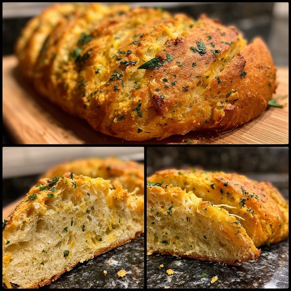 Zupfbrot Mit Knoblauchbutter Füllung