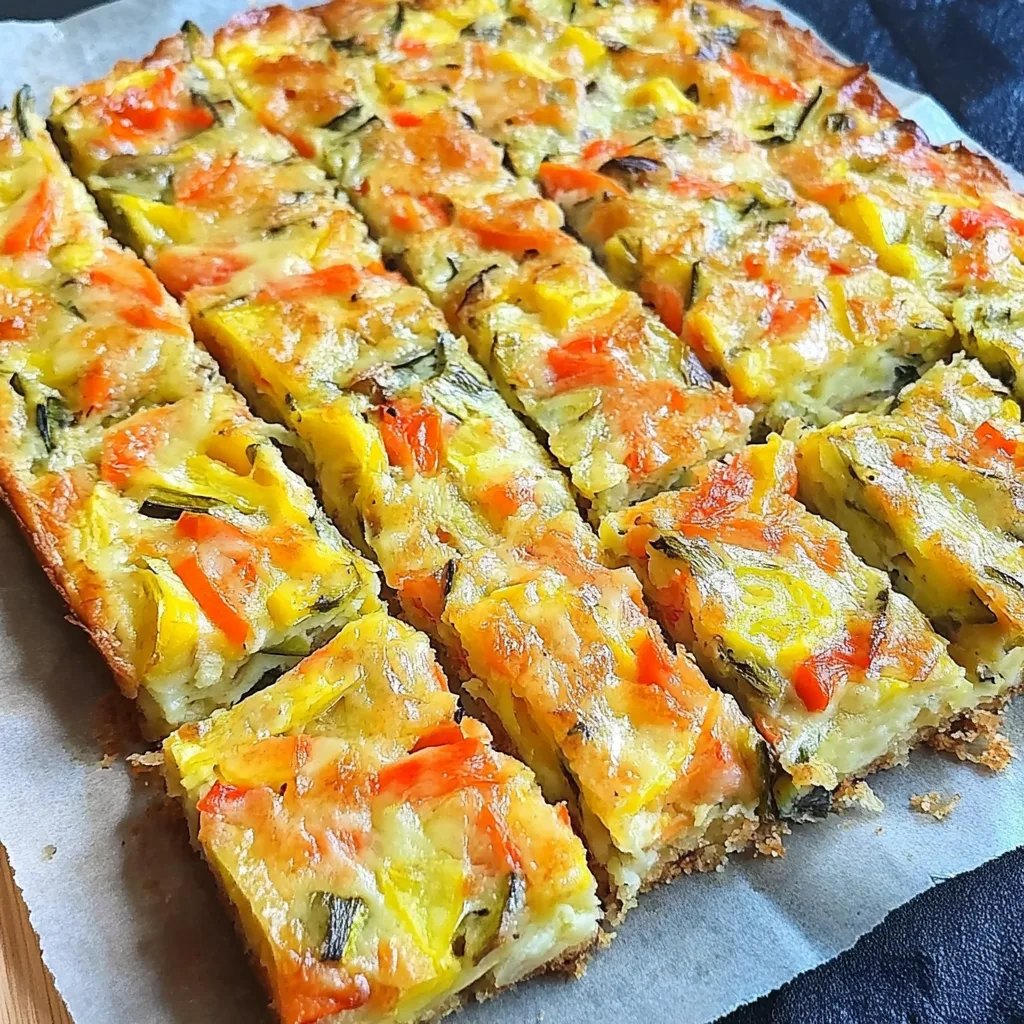 Gemüsekuchen mit Kartoffeln