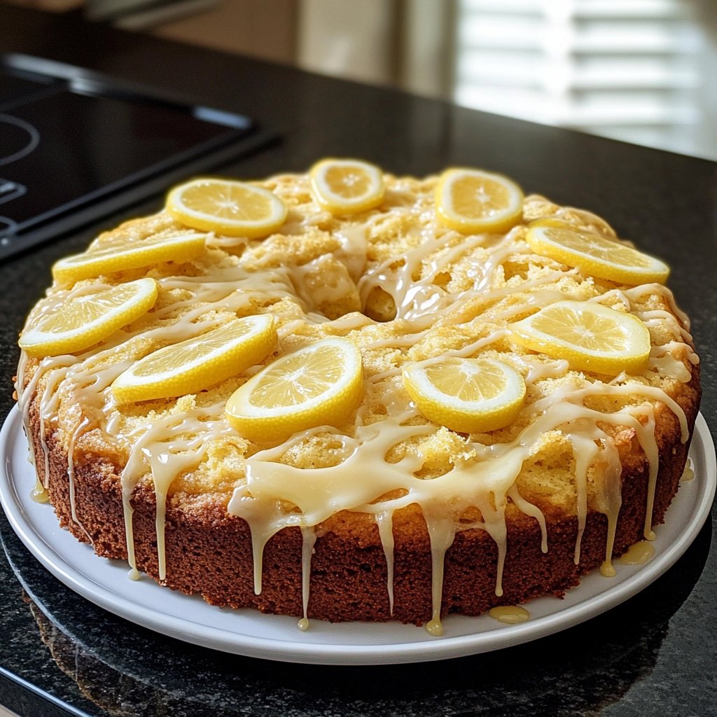 Zitronenkuchen für Gäste